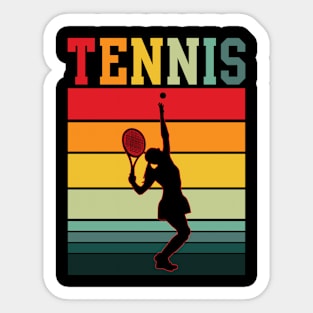 Tennis Girl Sticker